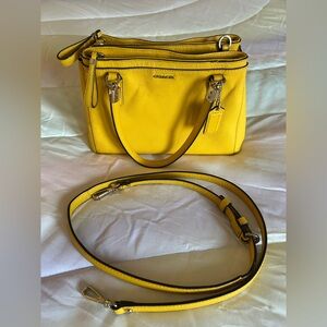 Coach Yellow Crossbody Bag